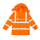 Waterproof reflective safety work clothes